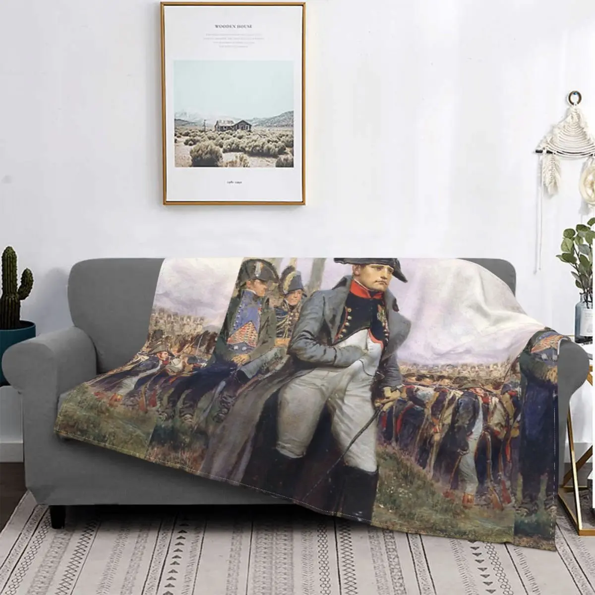 Одеяло Наполеона в его полковнике покрывало на кровать плед коврик аниме