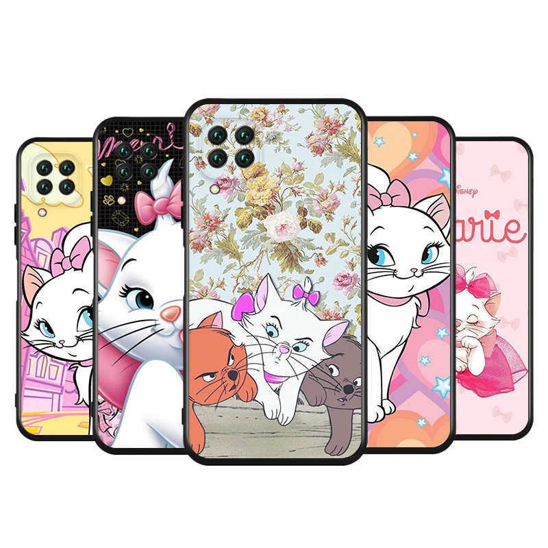 

Disney Marie Cat For Huawei Nova 9 8 8i 7 6 5 SE 5G 5i Pro 3 Lite Plus 3i 4E 5Z 5E 5T 7i Black SiliconePhone Case