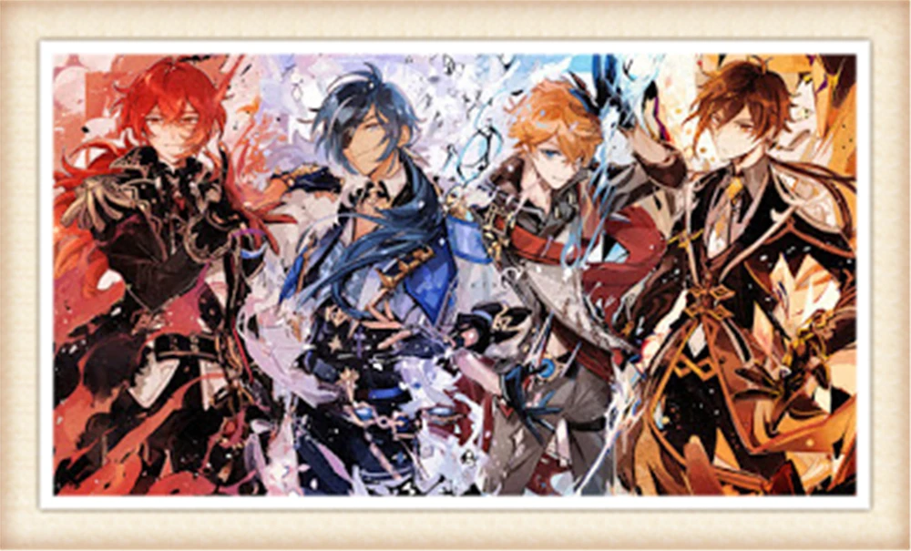 

Genshin Impact Series Posters HD Poster Anime Girl Poster Sticker Home Decor Study Bedroom Bar Cafe Wall Painting & Calligraphy