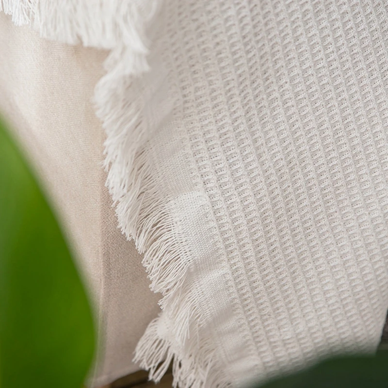 Европейский стиль одеяло для дивана геометрические соты вязаное отдыха белое