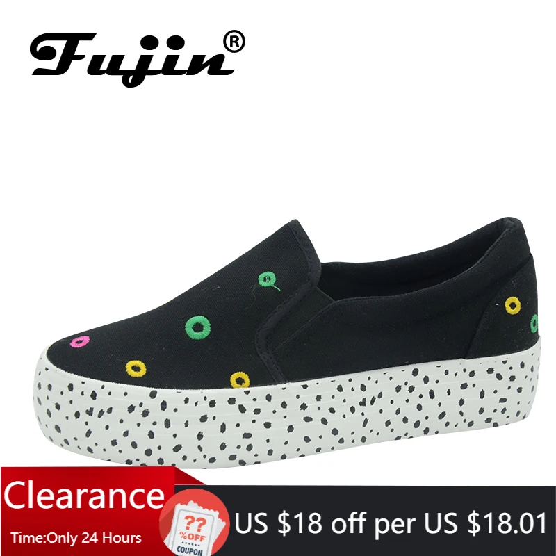 Fujin/женская повседневная обувь на платформе 3 см Повседневная женская Женская без