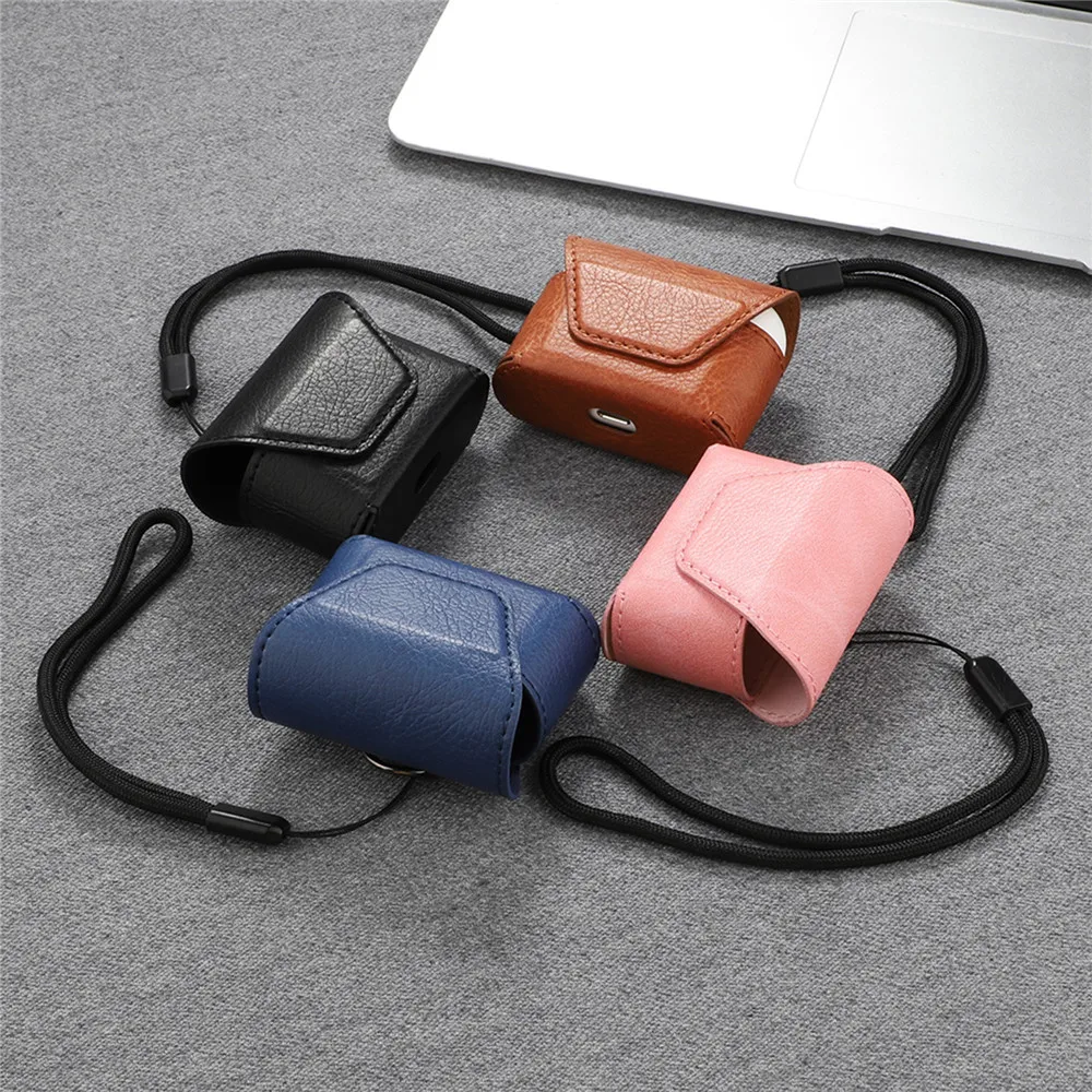 Магнитная сумка для хранения кожаный защитный чехол зарядки Apple AirPods Pro Bluetooth