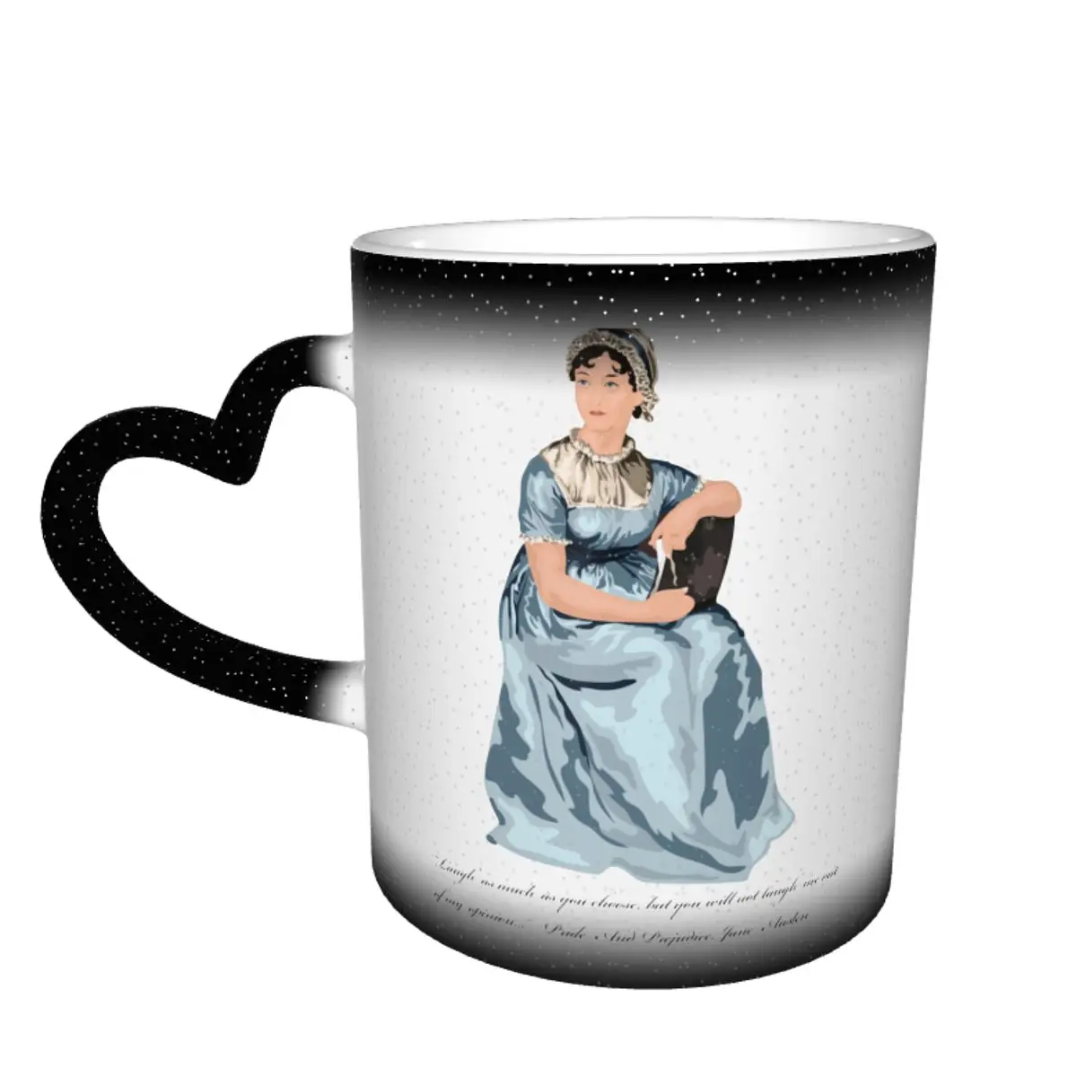 

Jane Austen Mug Aesthetic Pottery Mug Drinking Color Changing Wholesale Cups