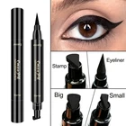 Двойная подводка для глаз жидкий карандаш для макияжа водостойкий черный макияж штампы подводка для глаз карандаш стойкая косметика для глаз