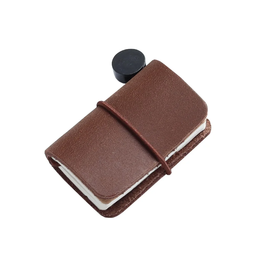 Mini Journal Cute Leather Cover Notebook Small Diary Retro Portable Travel Book DIY Gift Blank Pages Memo Creative Sketchbook | Канцтовары