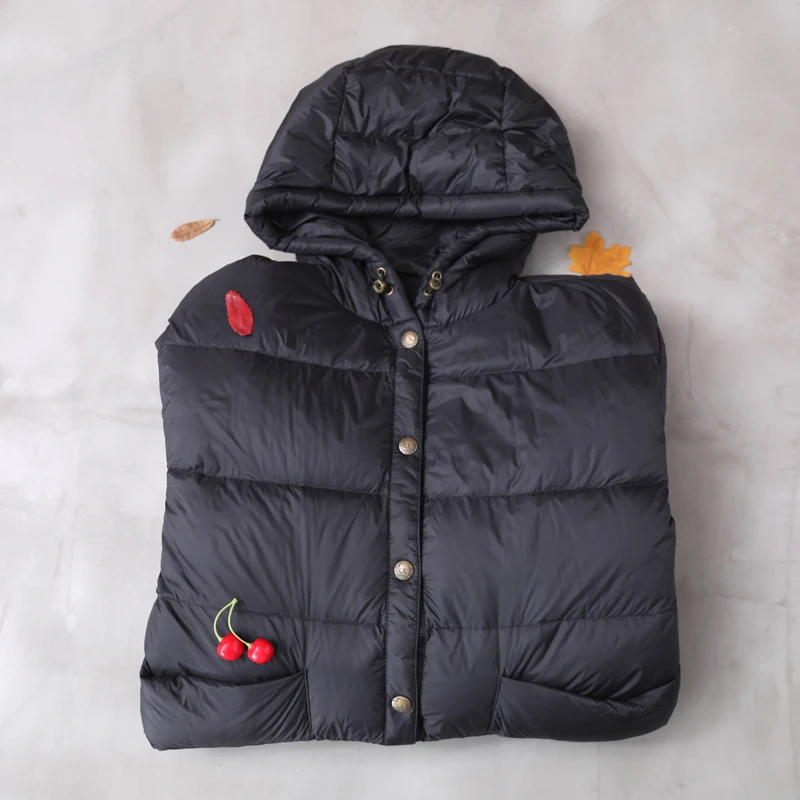 Winter White Goose Oversized Women Down Coat Hooded Puffer Jacket Warm Parka Veste Femme YY1554 | Женская одежда