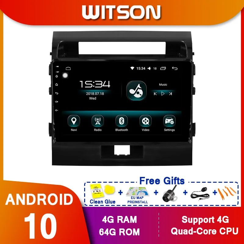 WITSON 10 2 &quotFULL HD сенсорный экран Android 0 Восьмиядерный Автомобильный GPS