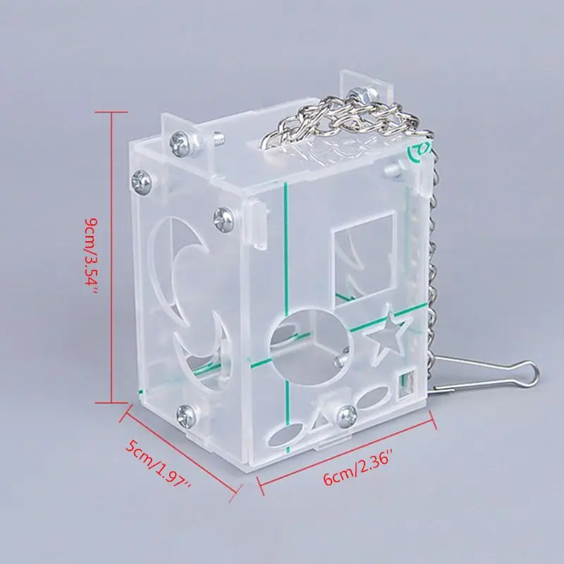 Попугай креативная игрушка для кормления кормушка птиц развивающая клетка