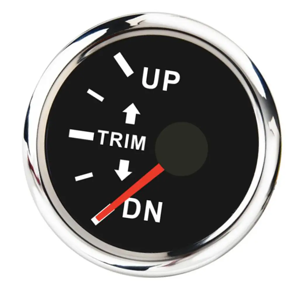 Marine Boat Outboard Engine Trim Tilt Gauge 9-32V 0-190 Ohm UP-DN -Left Display | Hardware