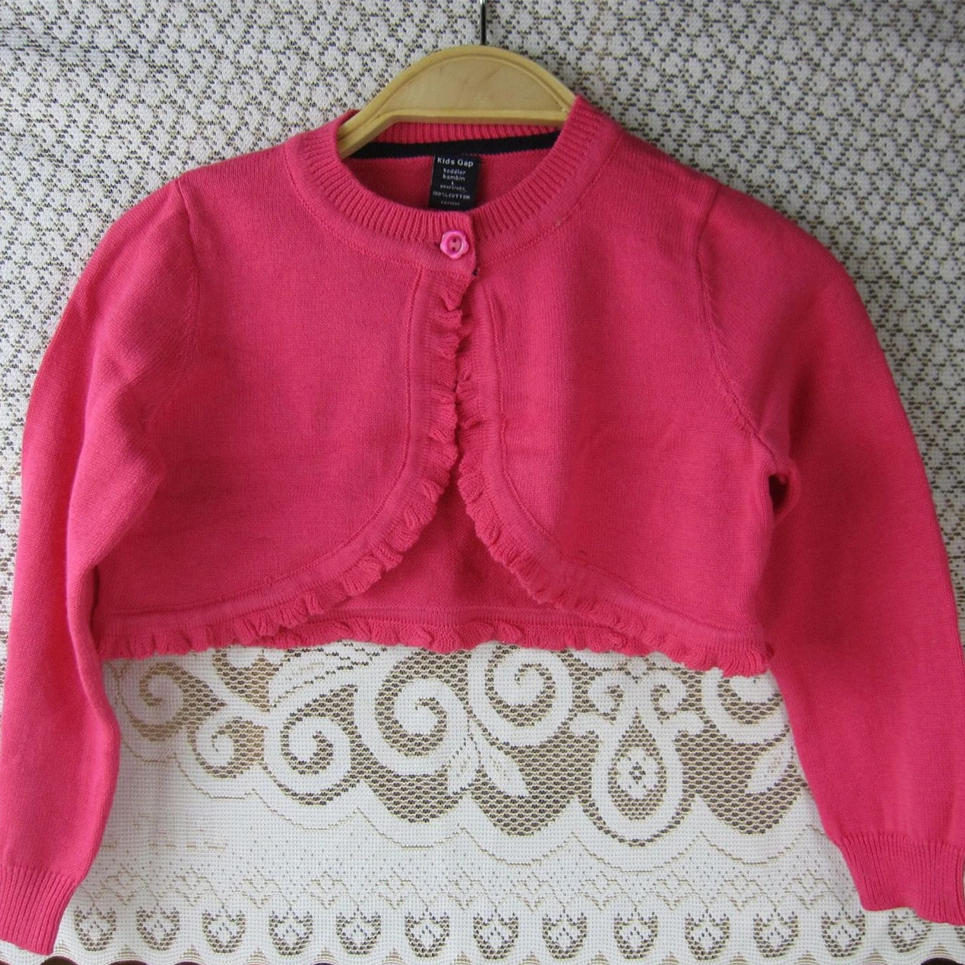 Жакеты для маленьких девочек из 100% хлопка темно-синий Детский кардиган свитер 1 2 3