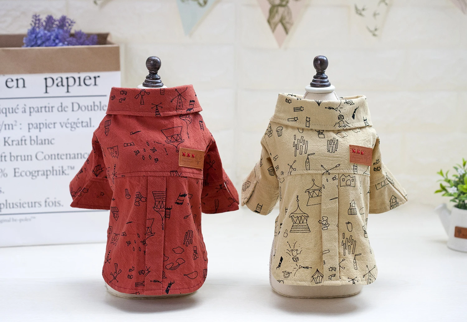 

New Dogbaby Two Legs Pet Dogs Shirt Coat With Letter Pattern New Puppy Dogs Clothing Coat For Dog Drop Shipping