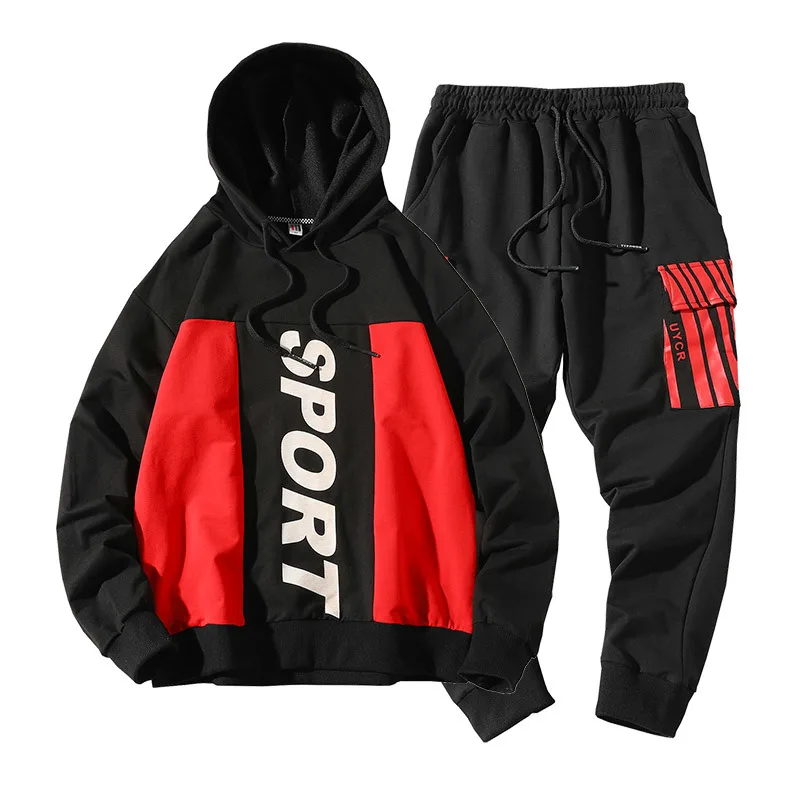 Модная мужская спортивная одежда повседневный спортивный костюм Толстовка и