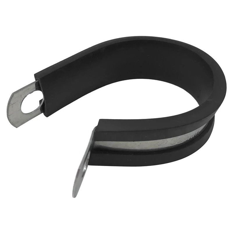 20 шт. 5/4 дюйма кабельные зажимы Нержавеющая сталь резиновые подушки хомуты