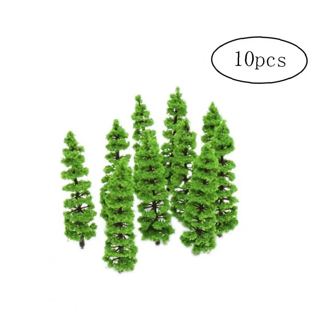 10 штук модели деревьев смешанная модель дерева поезд деревья железнодорожные