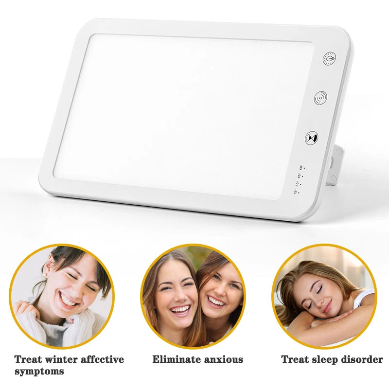 10000 Lux LED SAD Therapy Lamp 3000K-6500K 5 level dimming Light Touch Cure Seasonal Affective Disorder | Компьютеры и офис