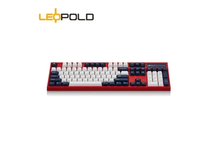 Утолщенная двухцветная механическая клавиатура LEOPOLD FC900R PD PBT с 104 клавишами |
