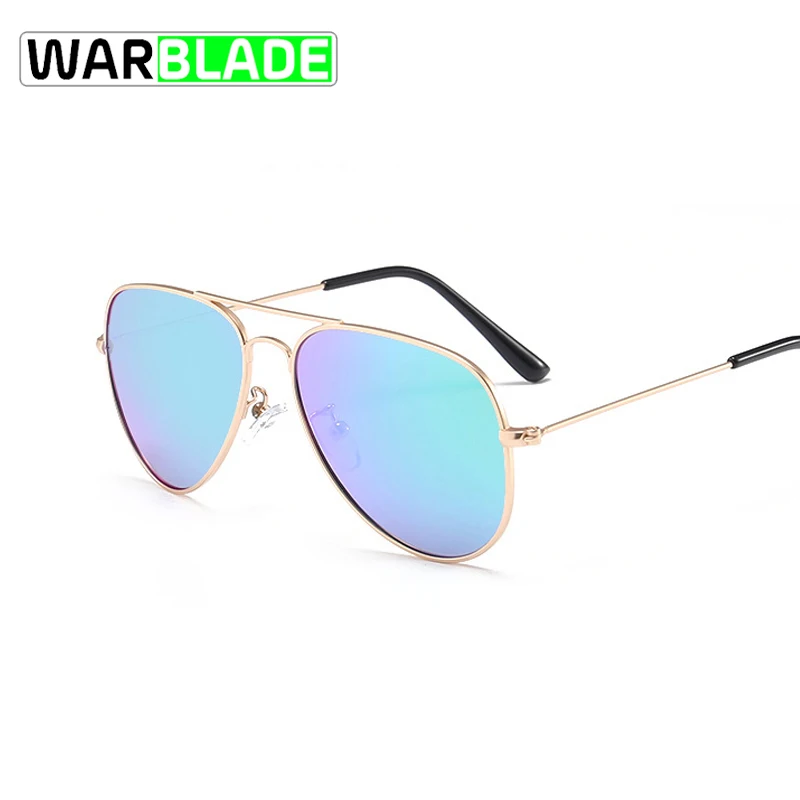 

Модные детские поляризационные солнцезащитные очки WarBLade, солнцезащитные очки в стиле пилота для мальчиков и девочек с защитой UV400, солнцеза...