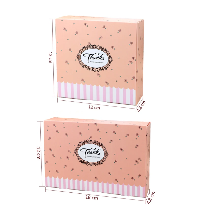 10 шт. коробка для торта в виде розовой Луны портативная женская свадебная конфет