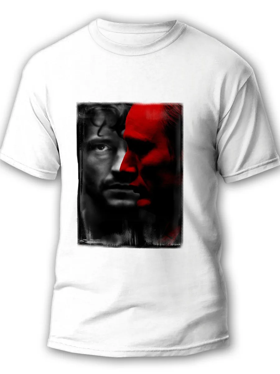 Футболка мужская белая Ганнибал (Hannibal сериал хоррор триллер Лектер Уилл Грэм) 7641 |