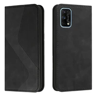 new style magnetic leather book case for realme narzo 30a 20 wallet flip stand cover sfor oppo realme narzo30a narzo20 phone cas