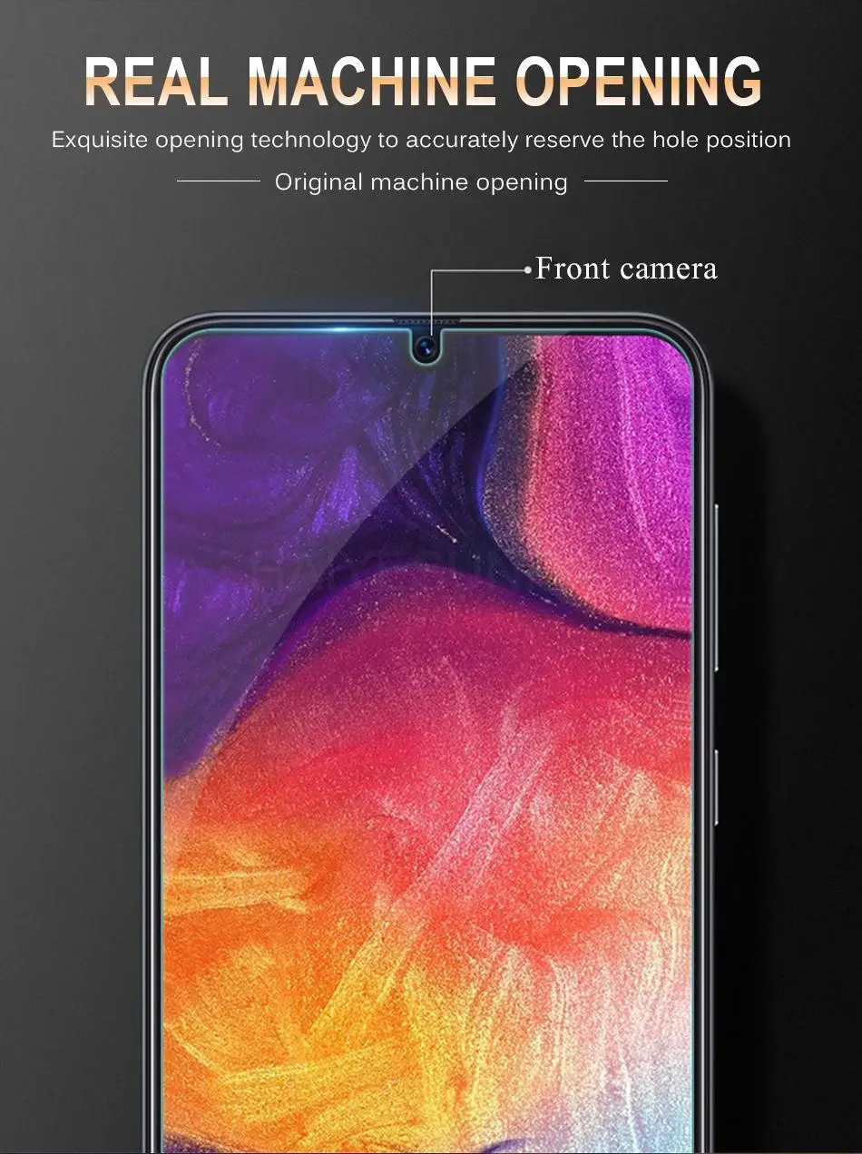 Закаленное Стекло на samsung Galaxy A90 5G A70 A50S A50 A40 A30 A20 M30S A6 A750 A8Plus A7 A750 Экран защитная пленка