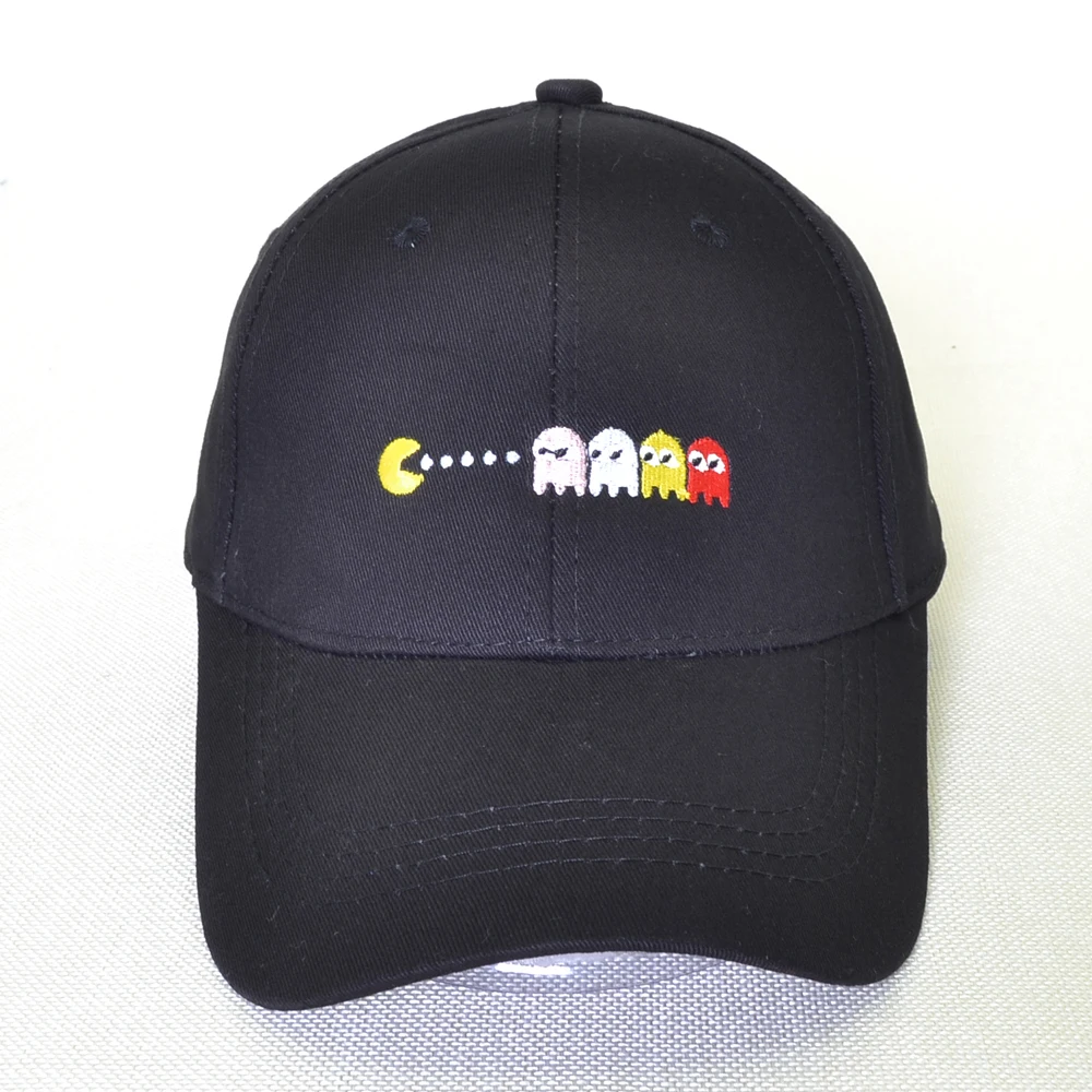 

Cartoon Eat peas Dad hat100% cotton Baseball Cap Men Women Hip Hop Hats fashion Unisex Adjustable Snapback hat bone