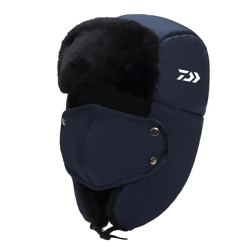 Зимняя Теплая мужская шапка Lei Feng для рыбалки ветрозащитная Водонепроницаемая