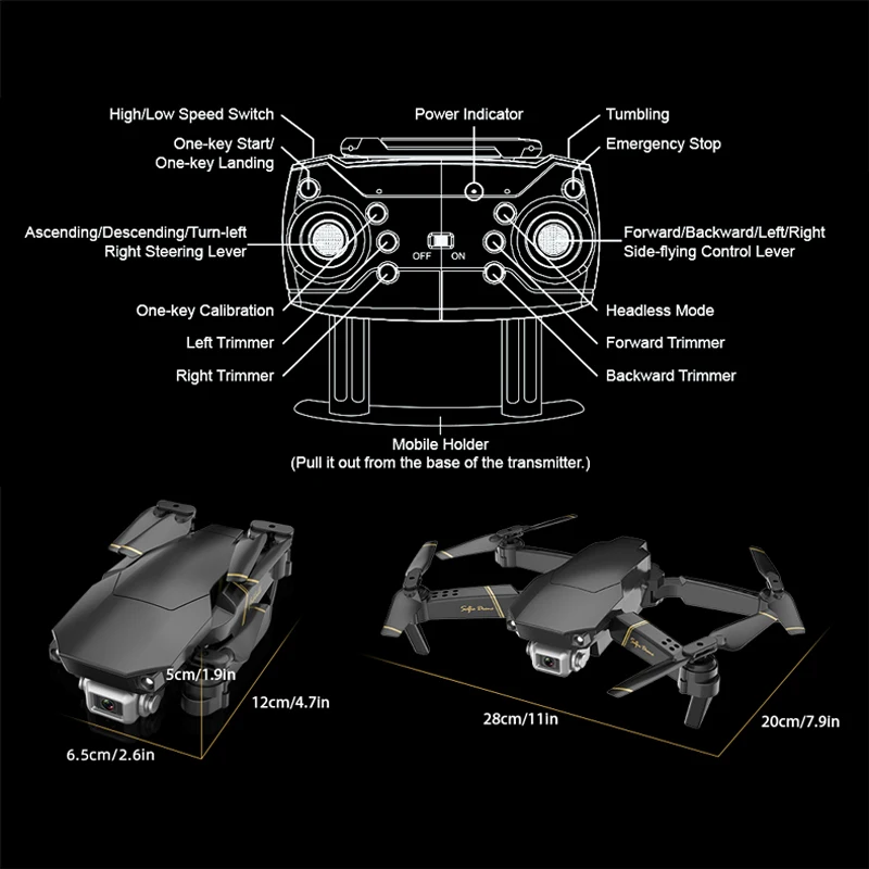 Глобальный беспилотный GD98 EXA Дрон с HD камерой 1080P живое видео X Pro RC Вертолет FPV