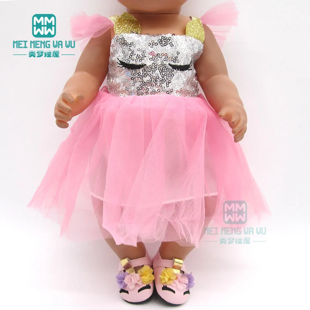 Женское платье принцессы с блестками для американской куклы и игрушки подарок