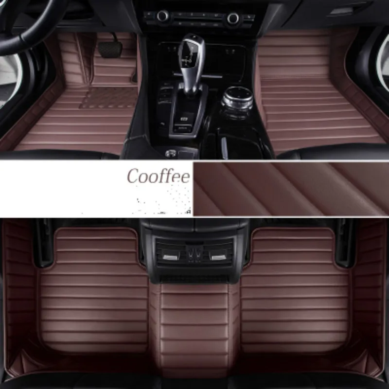 Цветной полноразмерный водонепроницаемый ковер автомобильные коврики на заказ