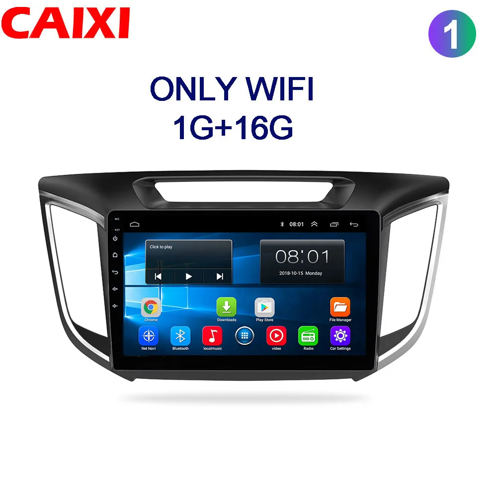 cx-IX25-1 Автомобильный Android 8,1 2G ram 3 2G rom автомобильный Радио мультимедийный плеер gps навигация для hyundai ix25 creta- 2din видео плей - Цвет: cx-IX25-1