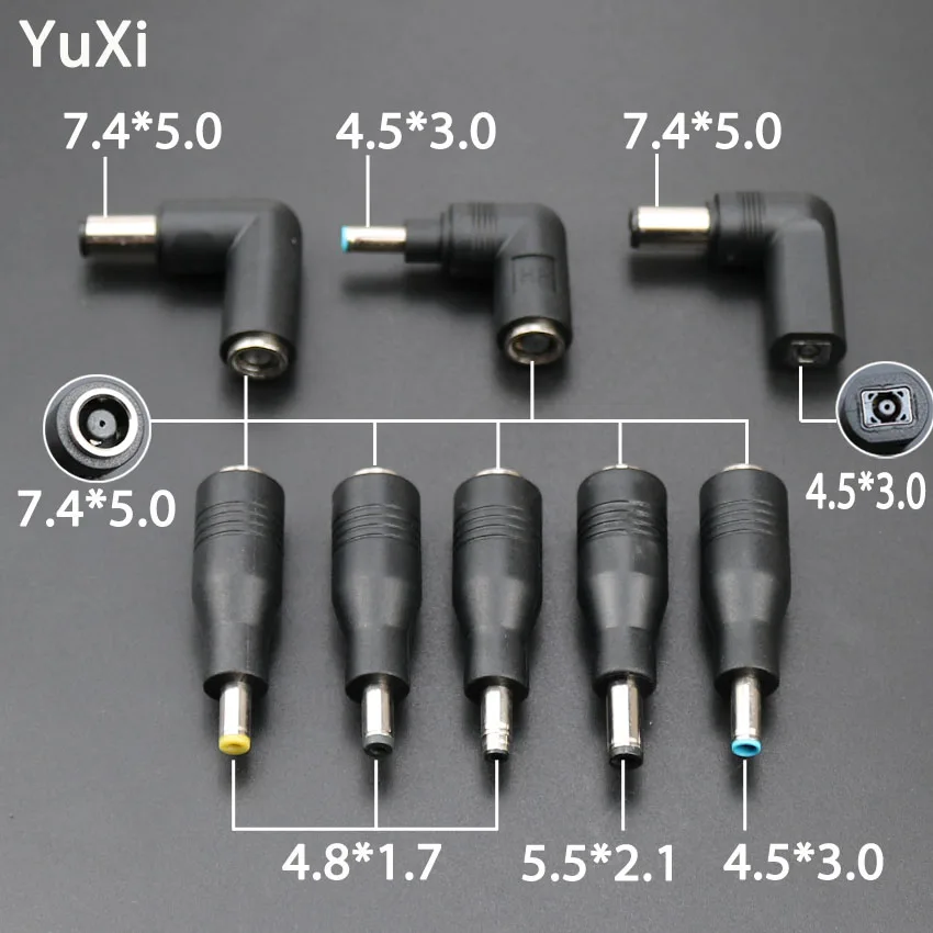 Преобразователь YuXi DC 7 4x5 0 мм Мама до 4 5 5x3 8x1 5x2 1 папа для адаптера питания