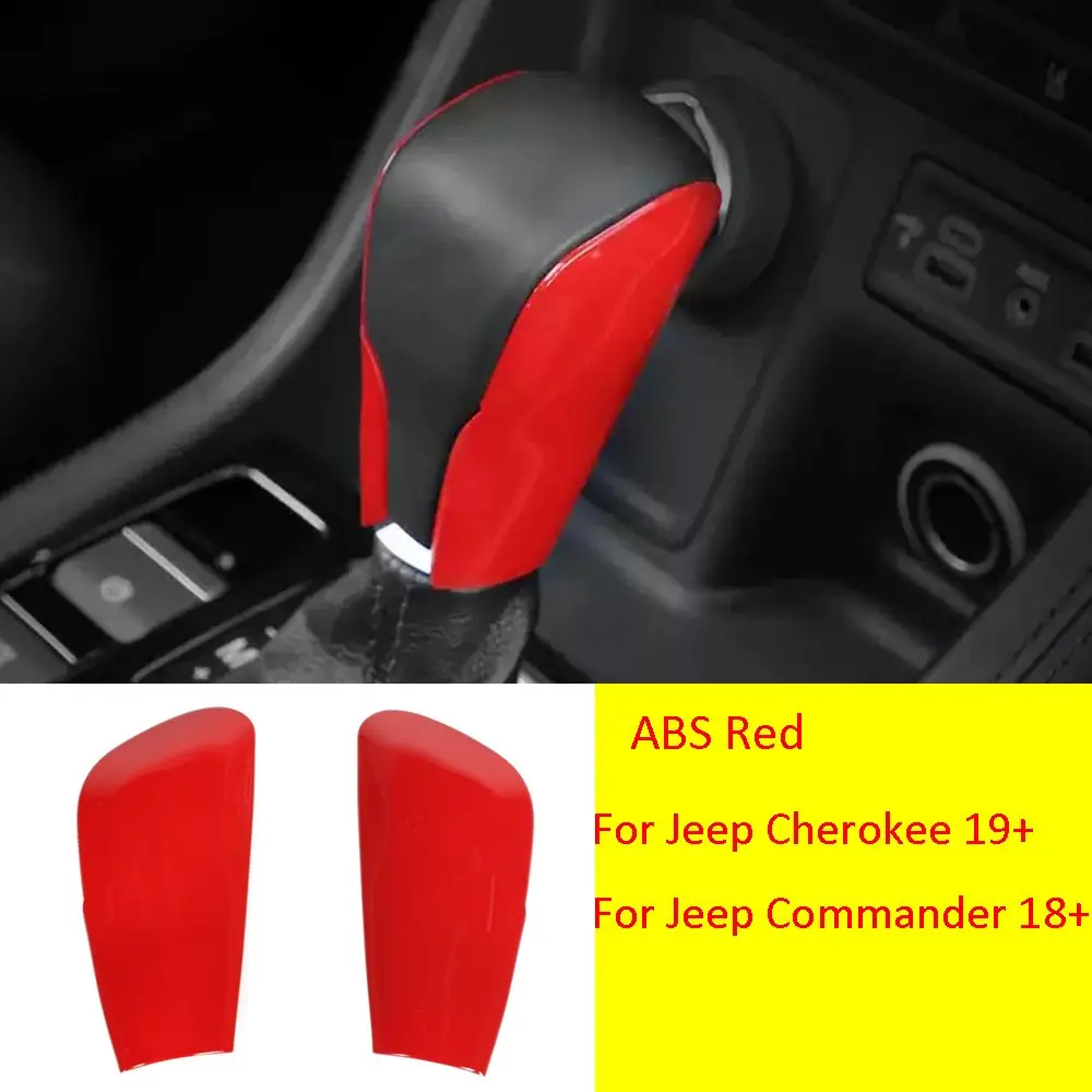 ABS Внутренний чехол для рычага переключения передач подходит кожаный с Jeep Cherokee 2019