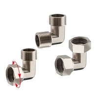 brass elbow union g34 threaded fitting high quality female male thread connector dn20 water pipe joint plumbing fittings