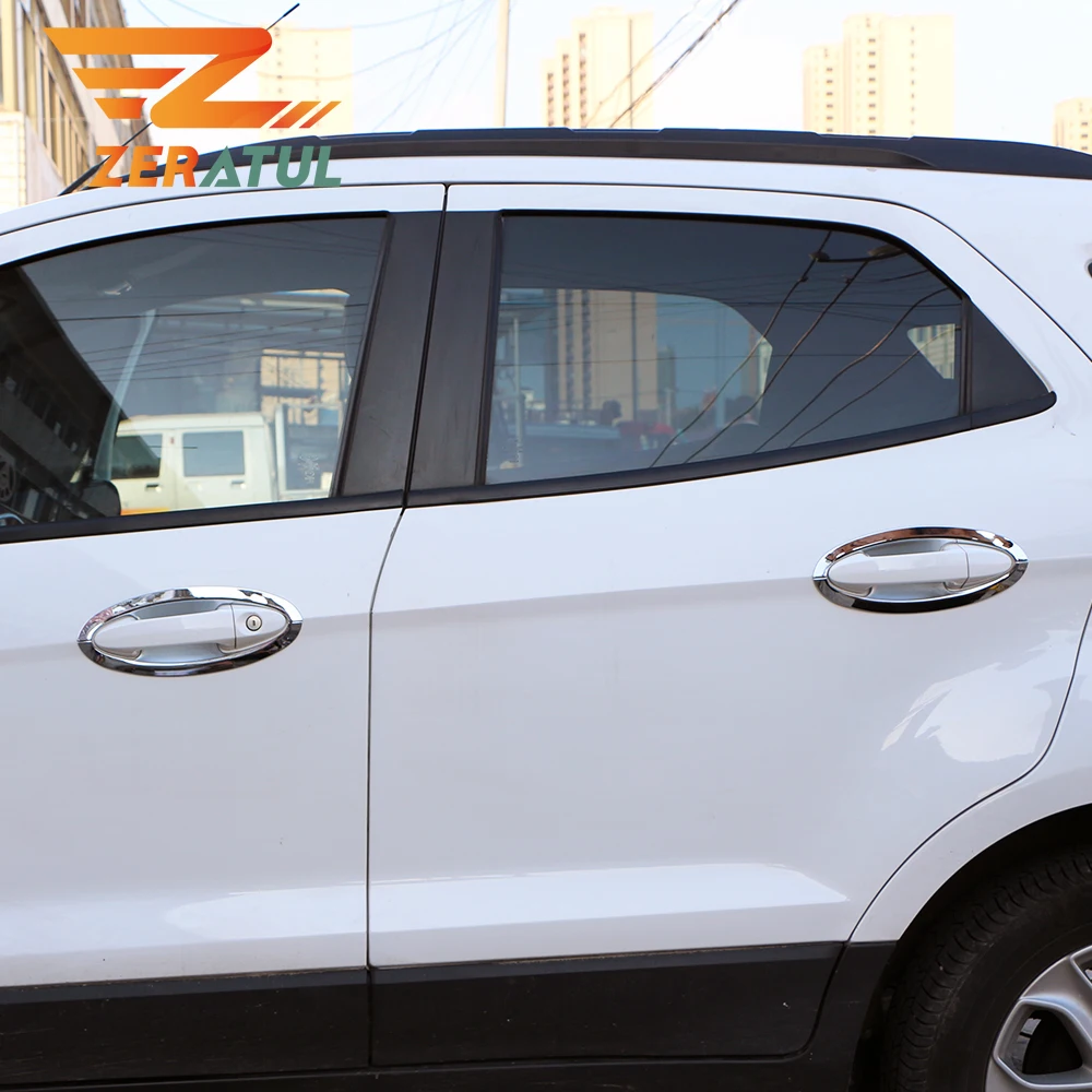 Внешняя защитная крышка для дверной ручки Zeratul из АБС пластика Ford Ecosport Fiesta 2012 2019