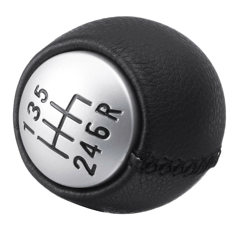 6 Speed Manual Gear Shift Knob Handball for Alfa Romeo GT 147 166 PU Leather | Автомобили и мотоциклы