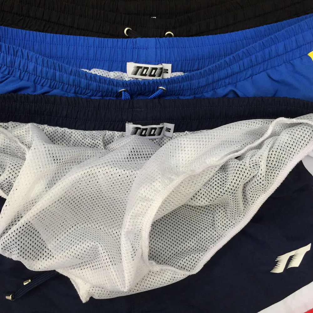 Мужские летние шорты TQQT бермуды с принтом в виде пятен плавательные эластичной