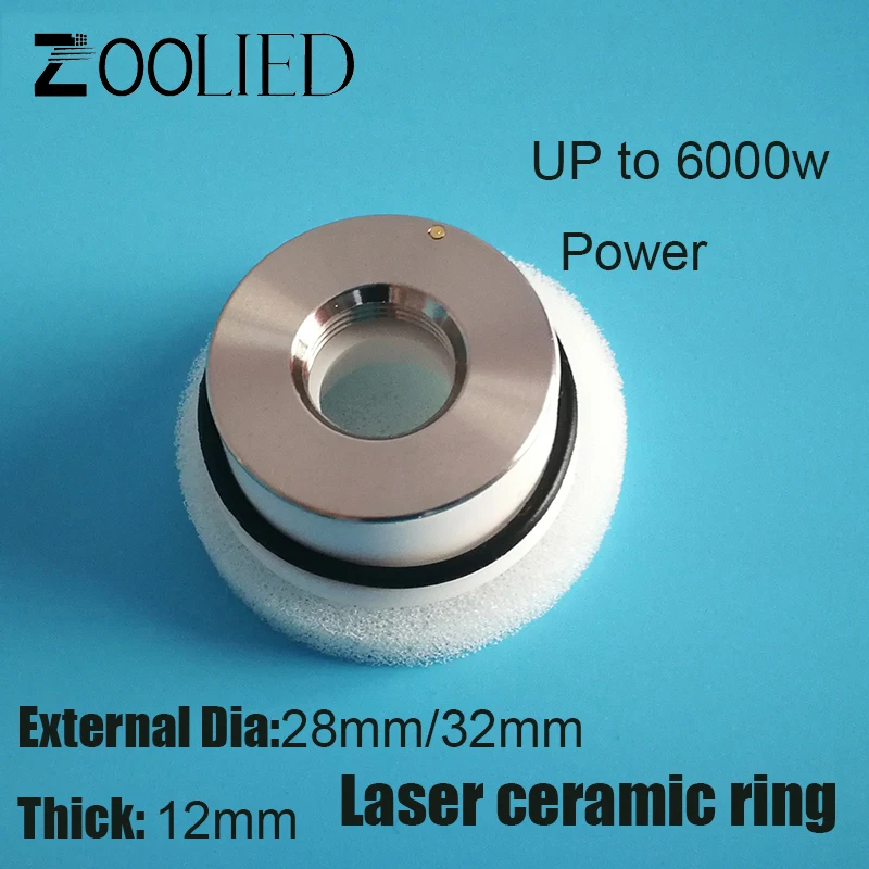 5pcs Laser ceramic parts Precitec Raytools Laser Cutting Ceramic Ring KT B2 CON p00571-1051-00001 Diameter 28mm/32mm H12mm 24.5m