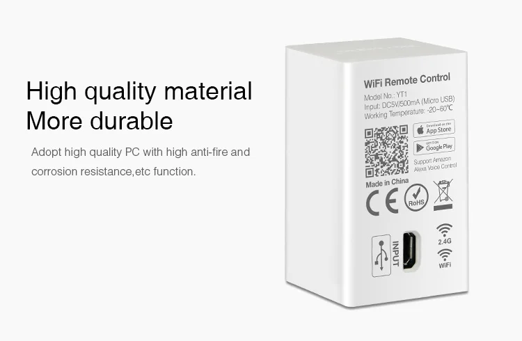 Пульт дистанционного управления Mi light YT1 со светодиодной подсветкой и Wi-Fi