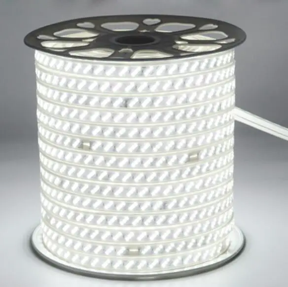 220 В 5630/5730SMD светодиодный светильник 1 м/2 м/3 м/4 м/5 м/6 м/7 м/8 м 180 светодиодов/м