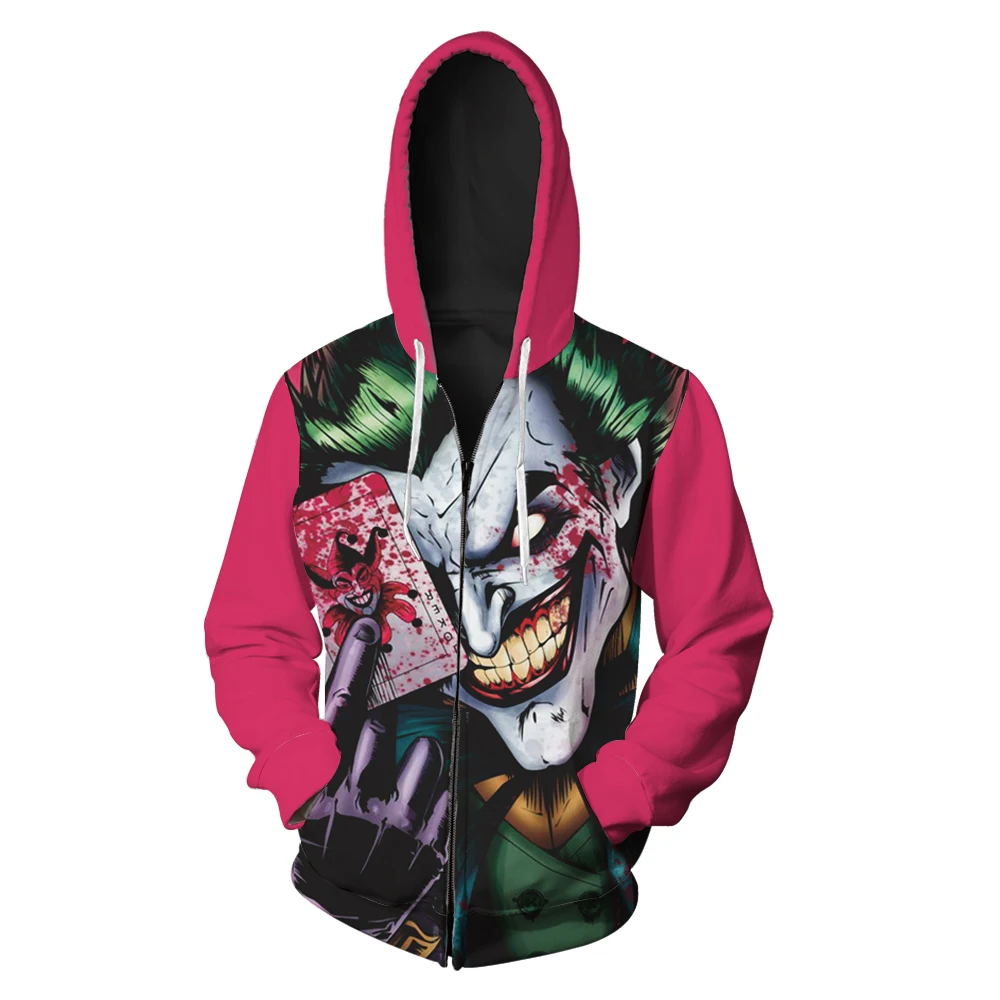 Модная цветная спортивная одежда с капюшоном на молнии 3D принтом граффити