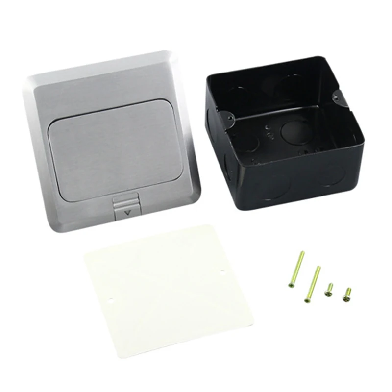 120 Тип Алюминиевая Серебряная панель стандарт США напольная розетка