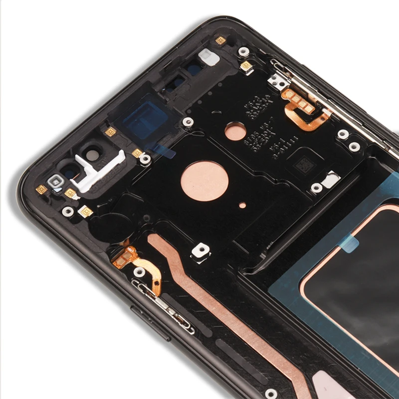 Оригинальный AMOLED Замена для SAMSUNG Galaxy S9 Plus lcd сенсорный экран дигитайзер с рамкой