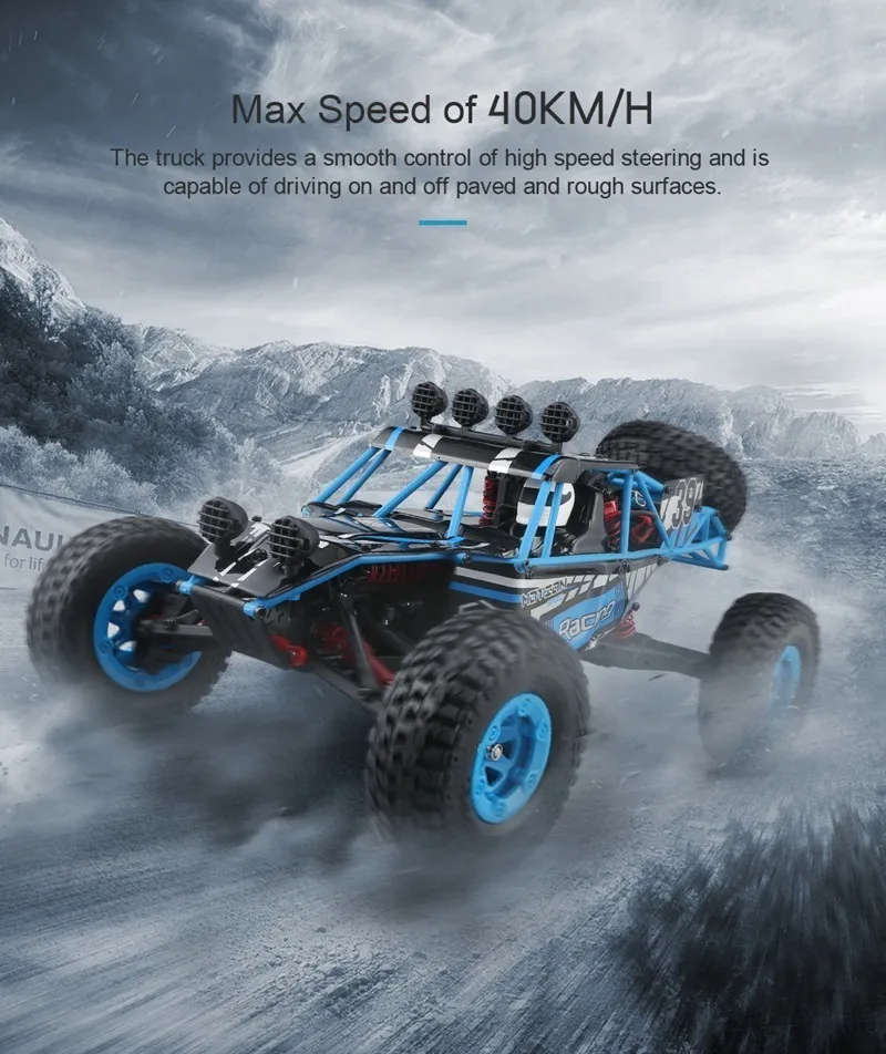 JJRC Q39 1:12 2,4 г 4WD 40 км/ч highlandedr короткий ход Грузовик Рок Гусеничный внедорожник RC автомобиль VS Q40 WLtoys 12428 REMO 1631