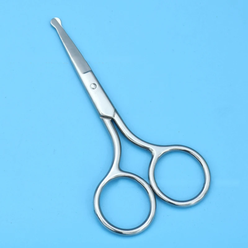 Машинка для стрижки волос на носу из нержавеющей стали бровей с круглой головкой