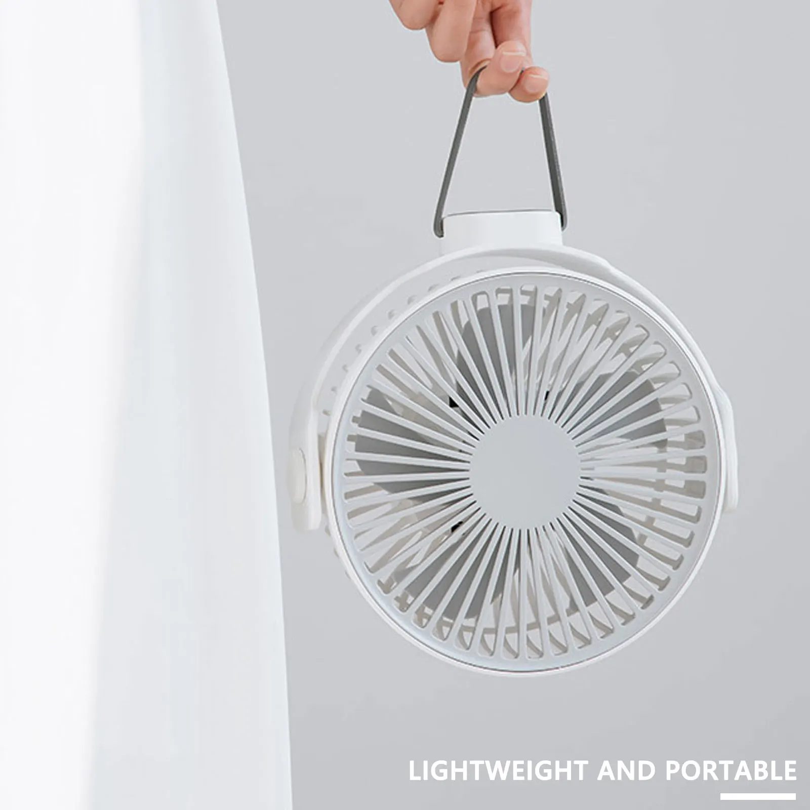 

Портативный потолочный вентилятор, настольный вентилятор с USB-зарядкой, четвертая передача, для дома, спальни, воздушный охладитель, Охлажд...