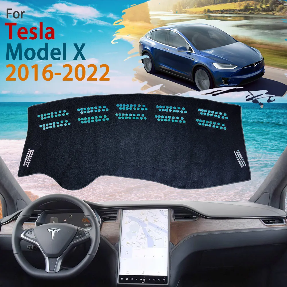 

Inner Dashboard Cover Mat Carpet Non-slip Sunshield Pad for Tesla Model X P90D 75D 90D 100D 2016 2017 2018 2019 2020 2021 2022