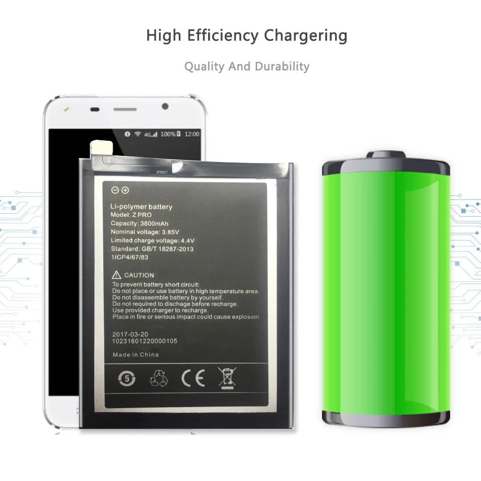 

Mobile Phone Replacement Battery For Umi UMIDIGI Z PRO + Free Tool