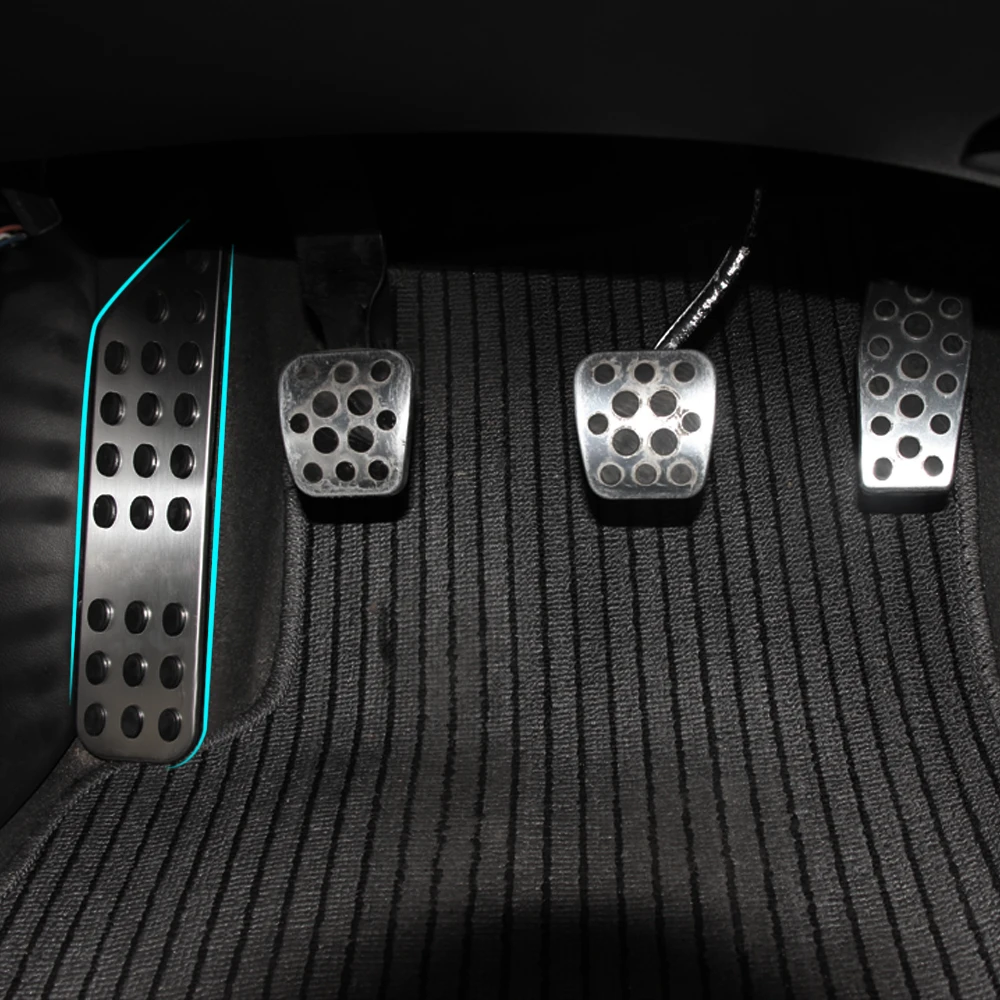 Новая крышка педали для подножки из нержавеющей стали автомобильных аксессуаров