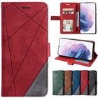 Кожаный чехол для Samsung Galaxy S21 S20 FE S10 S9 S8 Plus Note 9 10 Pro 20 Ultra S7 Edge A6 A7 A8 2018, чехол-подставка для телефона